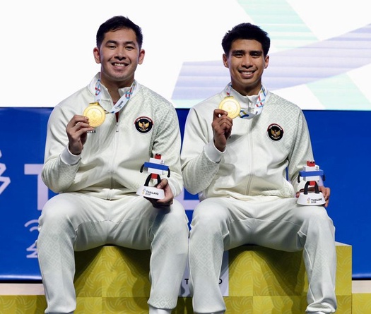 Đội tuyển cầu lông Indonesia vượt mục tiêu tại SEA Games 2025