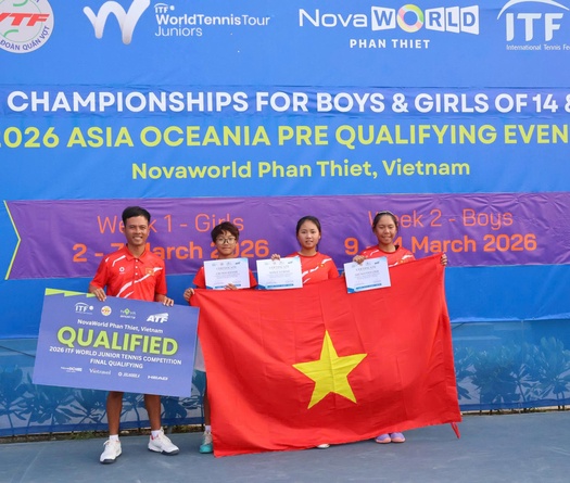 Á quân giải U14 ITF Team Championships: Quần vợt nữ Việt Nam vươn tầm châu lục từ "đòn bẩy" xã hội hóa