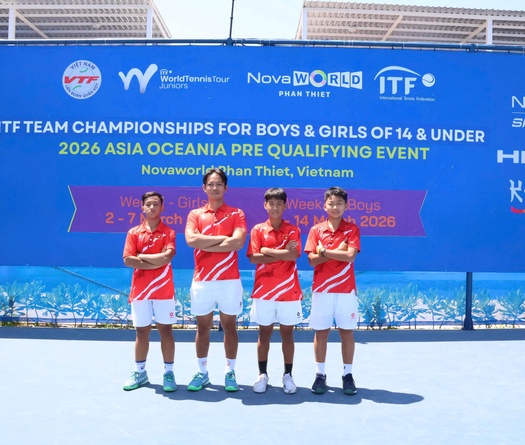 Khai mạc ITF Team Championships U14 tại Phan Thiết: Quần vợt Việt Nam là hạt giống số 1 và tham vọng vươn tầm châu lục