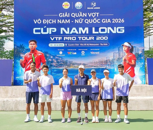 Giải Quần vợt Vô địch Nam – Nữ Quốc gia VTF Pro Tour 200 năm 2026 quy tụ hơn 100 tay vợt tranh tài