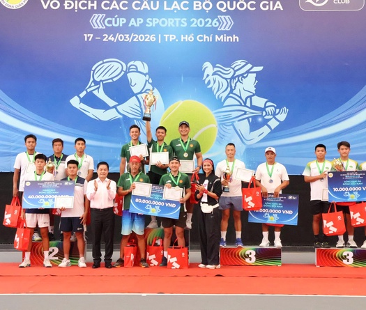 Giải Quần vợt Vô địch các CLB Quốc gia 2026: Khẳng định sức mạnh hệ thống phong trào và bài toán chuyên nghiệp hóa