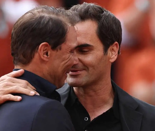 Huyền thoại quần vợt Roger Federer tiết lộ 'điều thú vị nhất' trong ngày chia tay Rafael Nadal