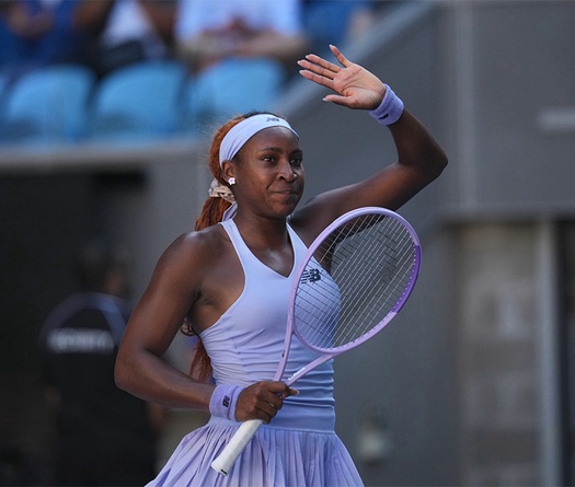 Hạt giống số 3 Gauff vượt qua khó khăn trước Muchova để vào tứ kết giải quần vợt Úc mở rộng