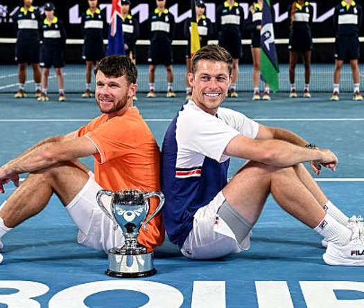 Vô địch quần vợt Australian Open 2026 ghi dấu hành trình kỳ diệu của đôi nam "mới tinh" Harrison - Skupski