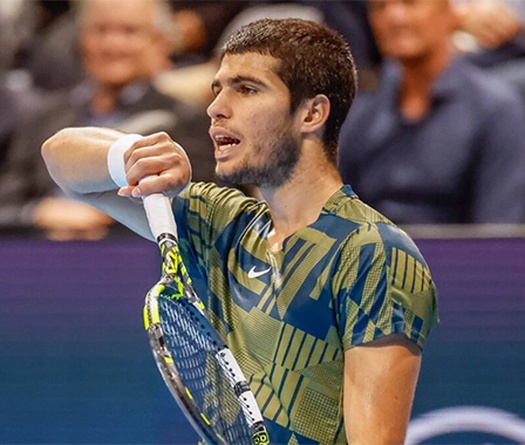 Kết quả tennis mới nhất 31/10: Carlos Alcaraz chưa cầm chắc ngôi số 1 thế giới cuối năm