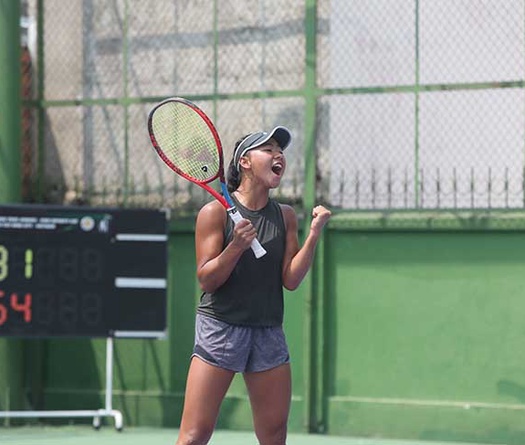 Kenzie Nguyễn - tay vợt Việt kiều 15 tuổi gây “sốt” giải tennis Diễn Đàn Vinh Infinity Cup 2023