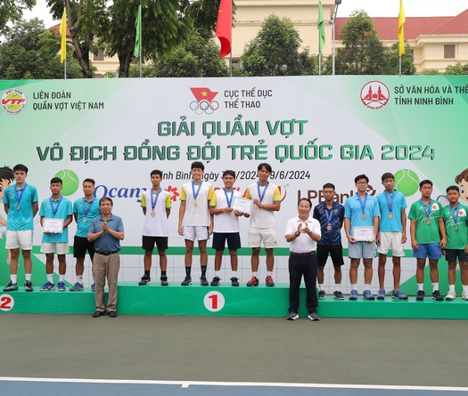 Giải quần vợt Vô địch Đồng đội trẻ Quốc gia 2024: TPHCM dẫn đầu với 4 ngôi vô địch