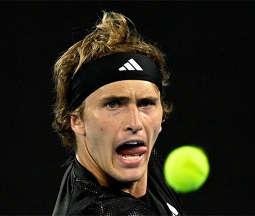 Alexander Zverev chật vật vượt qua Gabriel Diallo ở vòng 1 giải quần vợt Úc mở rộng đầy khó khăn
