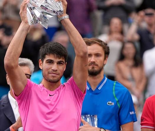 Kết quả tennis mới nhất 20/3: Alcaraz trở lại số 1 thế giới, Medvedev khen xứng đáng