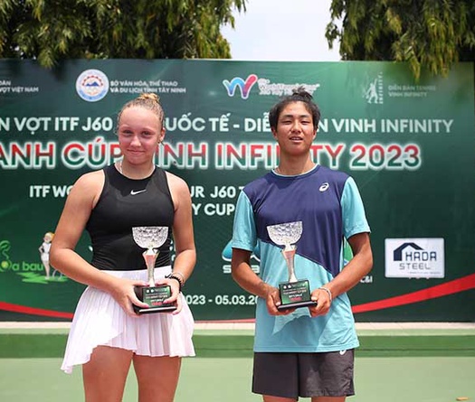Kết quả tennis ngày 12/3: Thiếu nữ Nga vô địch đơn nữ cúp Diễn Đàn Vinh Infinity Cup 2023