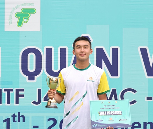 Kết quả tennis ITF J4 HCMC 1 – Hung Thinh Cup: Đinh Viết Tuấn Minh vô địch đơn nam