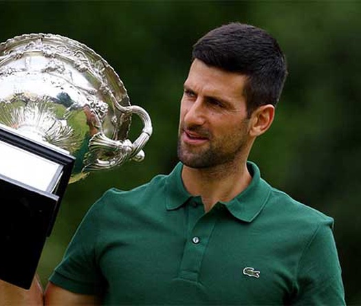 Kết quả tennis mới nhất 20/2: Djokovic bắt kịp kỷ lục quần vợt lâu đời của Steffi Graf