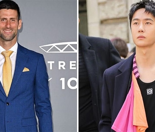Novak Djokovic đánh quần vợt với ngôi sao K-pop Vương Nhất Bác tại Vạn Lý Trường Thành