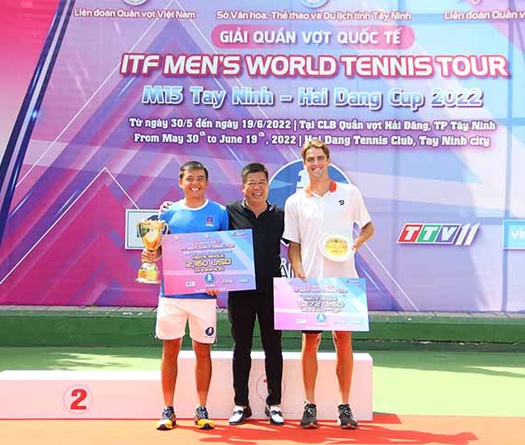 Kết quả tennis ITF WTT M15 Tây Ninh 5/6: Lý Hoàng Nam vô địch