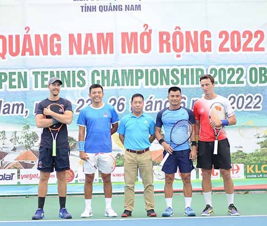 Giải tennis Quảng Nam mở rộng: Đầy sao và thưởng "khủng"