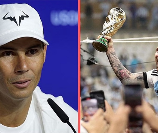 Vì sao huyền thoại tennis Nadal bật khóc khi xem chung kết World Cup nơi Messi vô địch?