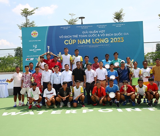 Giải tennis Vô địch trẻ toàn quốc – Cúp Nam Long 2023: Xác định toàn bộ 16 ngôi vô địch