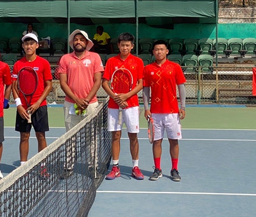  Chung kết vòng loại Giải Junior Davis Cup: Trẻ tennis nam Việt Nam áp đảo Thái Lan