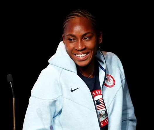 Sao nữ tennis Coco Gauff tiết lộ lý do khiến các vận động viên Mỹ rời làng Olympic