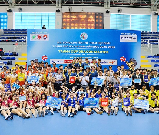 Giải bóng chuyền học sinh TPHCM 2024-2025 tranh Cúp Dragon Master - hành trình chinh phục đỉnh cao của các tài năng trẻ