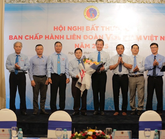 Võ sư Trần Văn Mỹ được bầu giữ chức Chủ tịch Liên đoàn Vovinam Việt Nam 