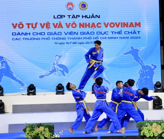 TP.HCM đẩy mạnh võ tự vệ và võ nhạc Vovinam trong học đường