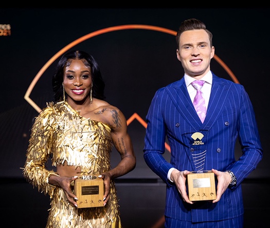 Elaine Thompson-Herah và Karsten Warholm giành giải VĐV điền kinh của năm