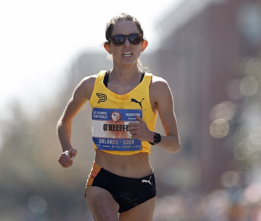 Cô gái Mỹ lần đầu chạy marathon chiến thắng cuộc thi tuyển chọn dự Olympic Paris 2024