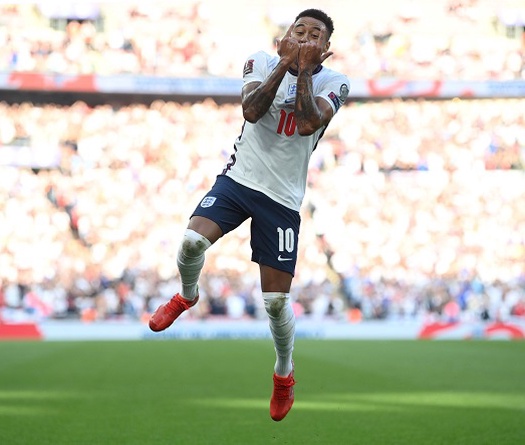 Lingard lập cú đúp cho tuyển Anh và ăn mừng theo phong cách Ronaldo