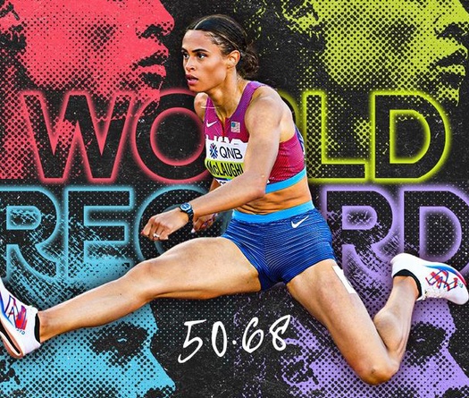 SỐC: Sydney McLaughlin - Đối thủ của Quách Thị Lan lại phá sâu kỷ lục thế giới chạy 400m rào