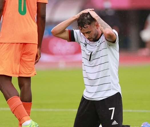 3 tên tuổi lớn bị loại sớm ở môn bóng đá nam Olympic 2021