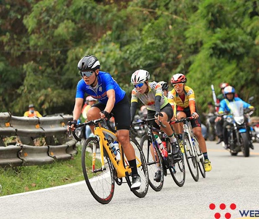 Ấn tượng khảnh khắc chặng 3 vượt đèo Bảo Lộc 9,5 km giải xe đạp Biwase 2021