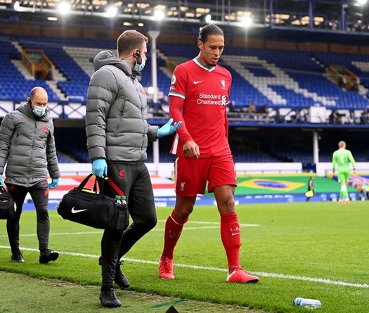Van Dijk bất đồng với Klopp về thời gian bình phục chấn thương