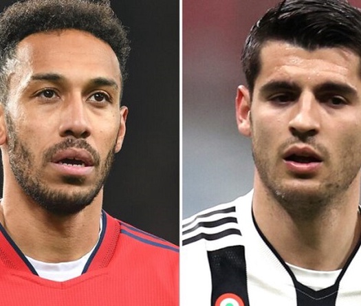 Barca chọn Aubameyang hay Morata vào ngày cuối chuyển nhượng?