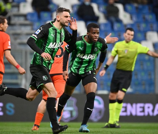 Berardi ghi 100 bàn ở Serie A trẻ thứ ba lịch sử