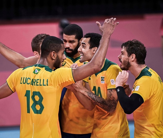Bóng chuyền nam Brazil chỉ nhất bảng "chưa đầy 2 tiếng" tại Olympic