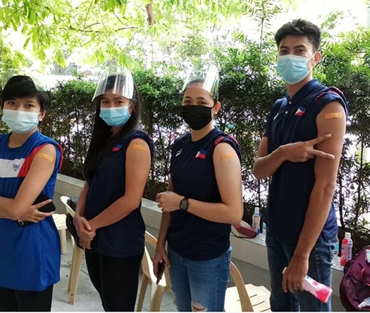“Sao” điền kinh Philippines nô nức tiêm vaccine ngừa COVID-19 trước SEA Games 31