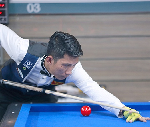 “Vua cơ điên” Đình Nại thắng thuyết phục 3 tay cơ Hàn Quốc giải carom 3 băng PBA Tour