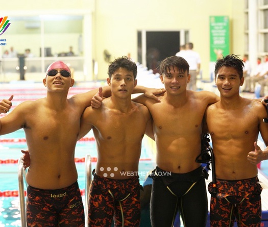 Công nhận HCV lặn 4x200m nam SEA Games 31 sau khiếu nại của đội Indonesia