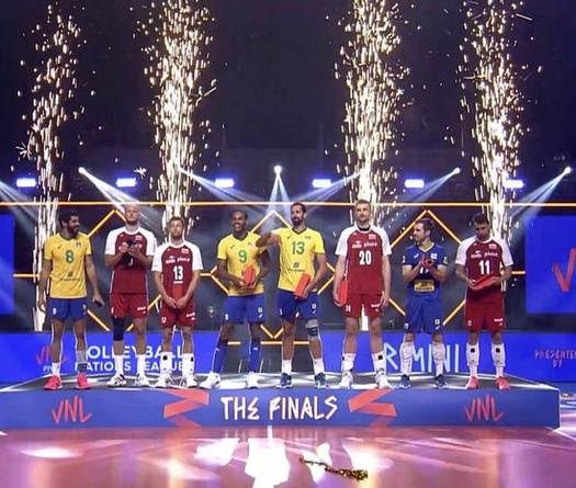 Đội hình bóng chuyền nam xuất sắc nhất VNL 2021