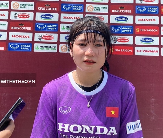 Châu Thị Vang lấy Huỳnh Như là mẫu cầu thủ lý tưởng ở tuyển Việt Nam