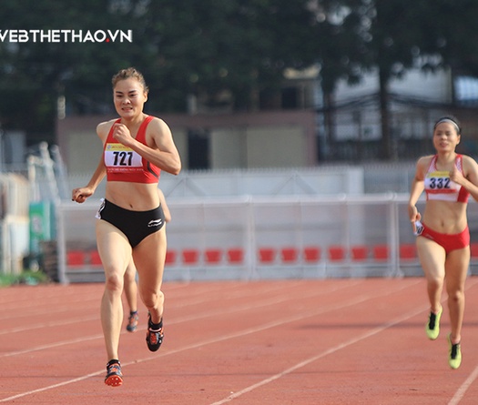 Quách Thị Lan đánh bại kỳ phùng địch thủ Nguyễn Thị Huyền nội dung 400m
