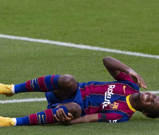 Barca sốc với thời gian mất Ansu Fati do chấn thương