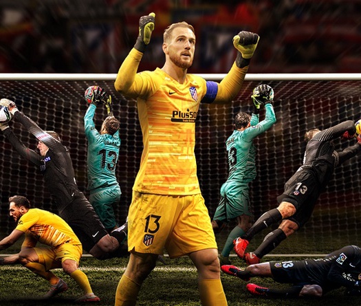 Oblak đánh bại 2 thủ môn Barca để đi vào lịch sử La Liga