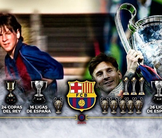 Barca trước và sau khi có Messi: 38 danh hiệu khác biệt