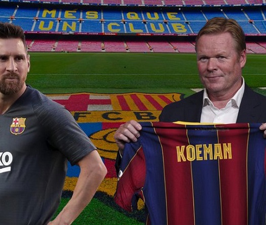 HLV Koeman đã xác định được vị trí cho Messi tại Barca