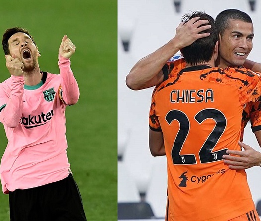 Messi và Ronaldo tìm kiếm bàn thắng với sự khác biệt lớn