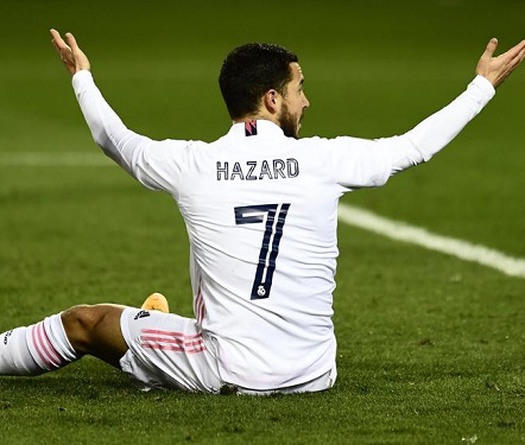 Hazard gây thất vọng với thống kê tồi tệ khi Real thua Bilbao