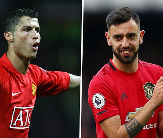 Fernandes bắt kịp thành tích của Ronaldo ở Ngoại hạng Anh