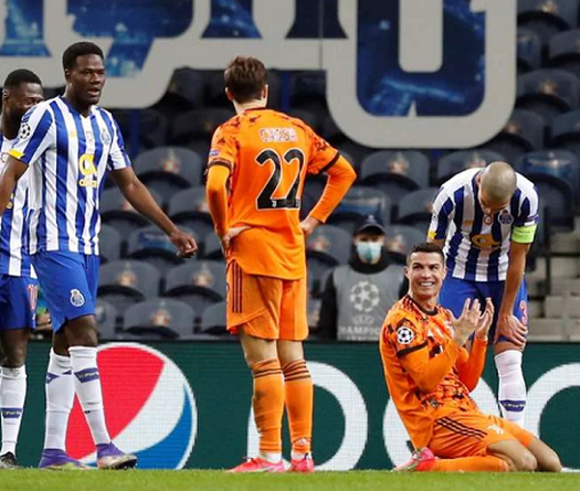 Ronaldo nổi giận sau khi bị từ chối phạt đền trước Porto
